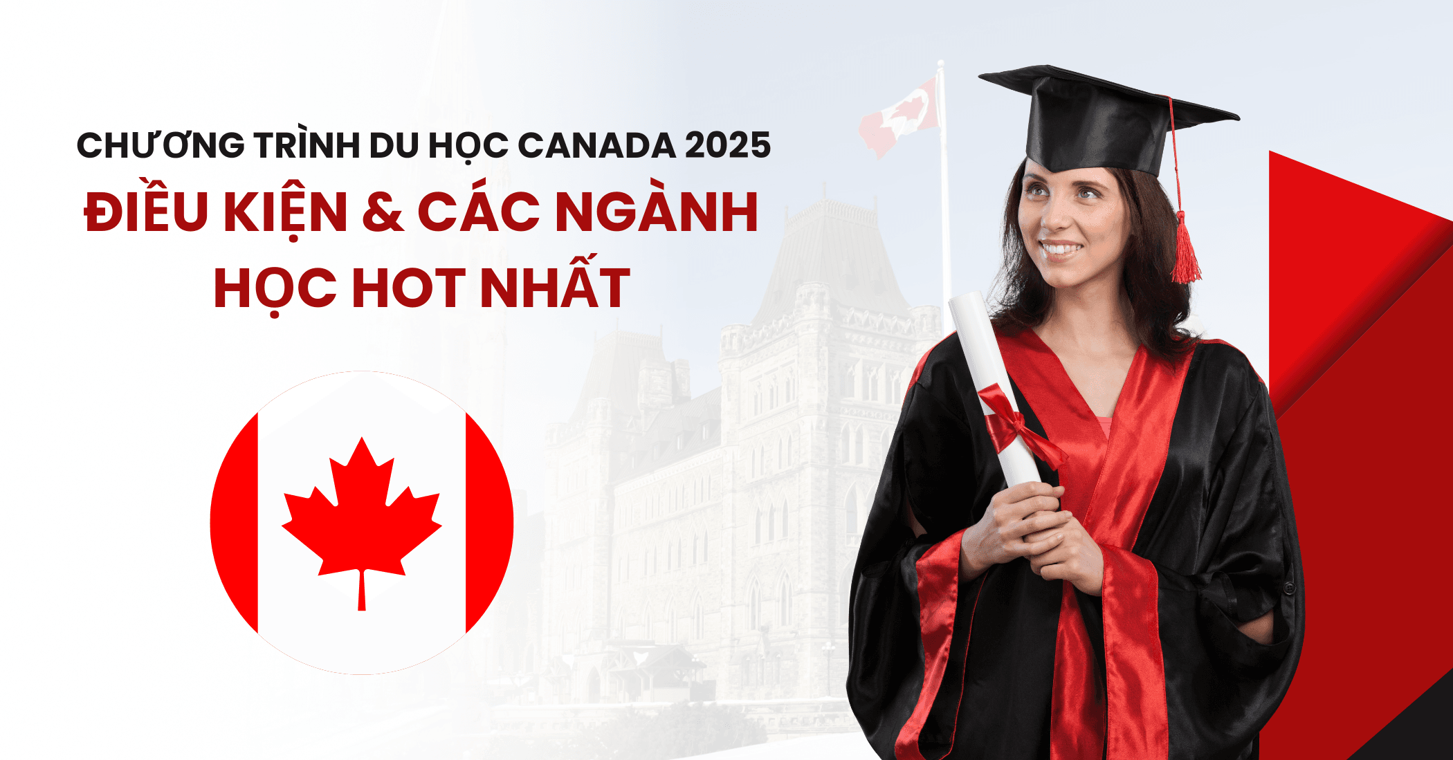 Du học Canada 2025: Điều kiện & Các ngành học hot nhất