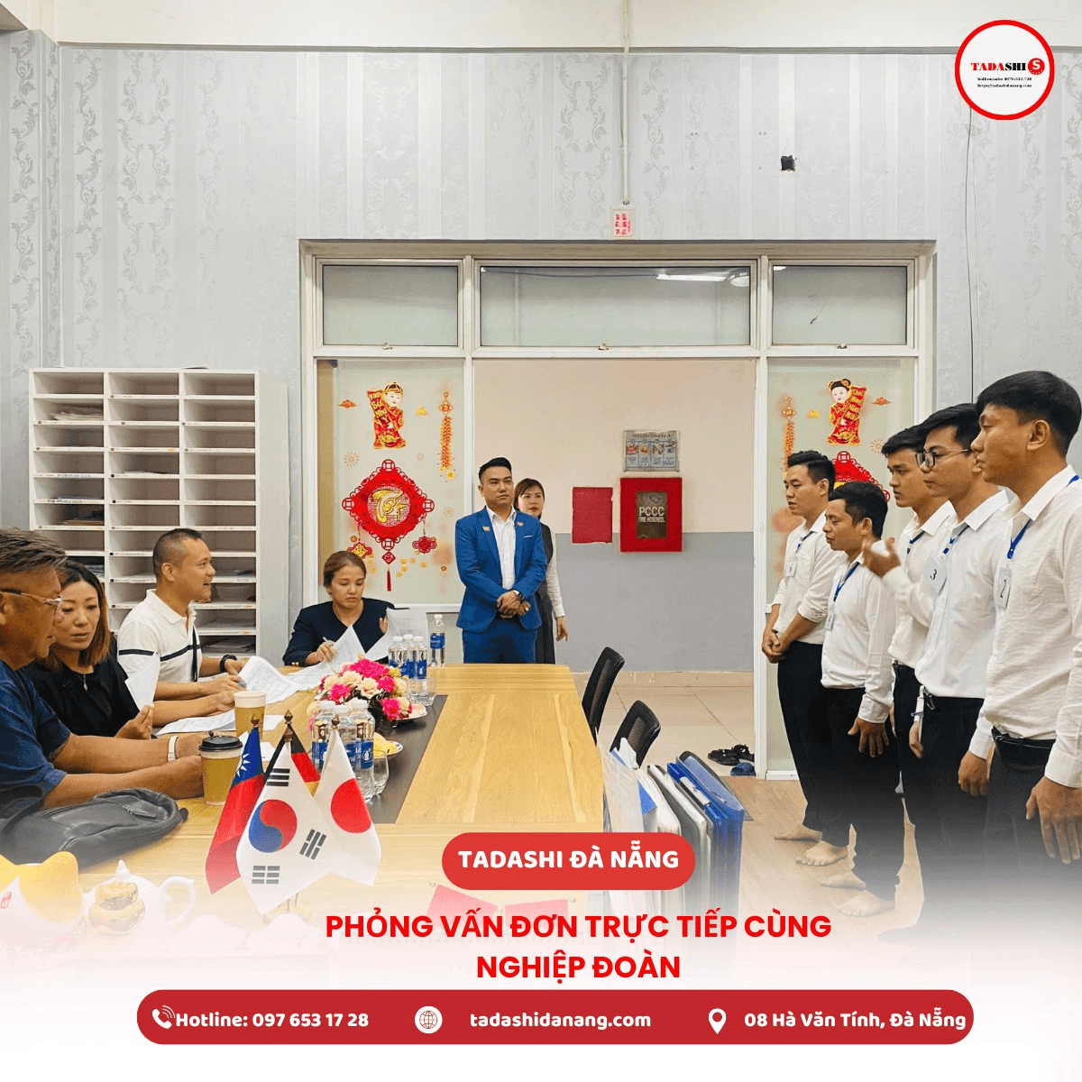 TADASHI ĐÀ NẴNG PHỎNG VẤN KỸ SƯ NHẬT BẢN TRỰC TIẾP VỚI ĐẠI DIỆN CÔNG TY NHẬT 